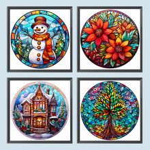 Load image into Gallery viewer, 4pcs Diamond Painting Set - Christmas atmosphere (30*30CM)
