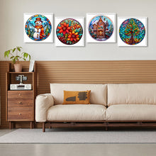 Load image into Gallery viewer, 4pcs Diamond Painting Set - Christmas atmosphere (30*30CM)
