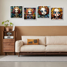 Load image into Gallery viewer, 4pcs Diamond Painting Set - halloween horror doll (30*30CM)
