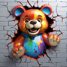 Load image into Gallery viewer, 4pcs Diamond Painting Set - small animals breaking through the wall (30*30CM)
