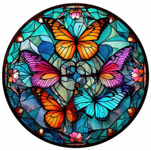 Load image into Gallery viewer, 4pcs Diamond Painting Set - butterfly glass art (30*30CM)
