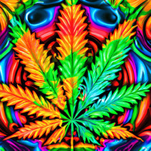 Load image into Gallery viewer, 4pcs Diamond Painting Set - marijuana leaf glass painting (30*30CM)
