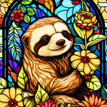 Load image into Gallery viewer, 4pcs Diamond Painting Set - tiger sloth elk bear (30*30CM)
