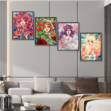 Load image into Gallery viewer, 4pcs Diamond Painting Set - Cartoon (30*40CM)
