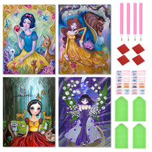 Load image into Gallery viewer, 4pcs Diamond Painting Set - Cartoon (30*40CM)
