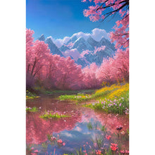 Load image into Gallery viewer, Diamond Painting - Full Round - Landscape and flowers (40*60CM)
