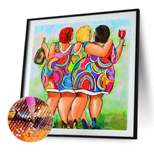 Load image into Gallery viewer, AB Diamond Painting - Full Round - fat lady (40*40CM)
