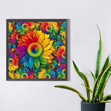 Load image into Gallery viewer, AB Diamond Painting - Full Round - rainbow sunflower (40*40CM)
