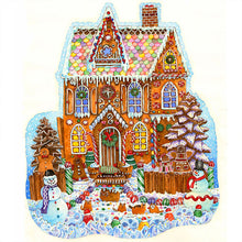 Load image into Gallery viewer, AB Diamond Painting - Full Round - Christmas Cookie House (40*40CM)
