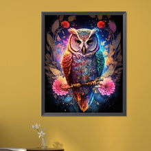 Load image into Gallery viewer, AB Diamond Painting - Full Round - owl on branch (40*50CM)
