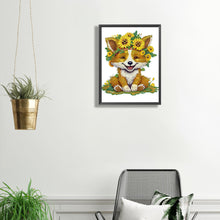 Load image into Gallery viewer, Diamond Painting - Partial Special Shaped - sunflower fox (30*40CM)
