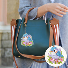 Load image into Gallery viewer, 5PCS Diamond Painting Keychain Double Sided Rhinestone Painting Keychain Pendant
