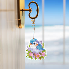 Load image into Gallery viewer, 5PCS Diamond Painting Keychain Double Sided Rhinestone Painting Keychain Pendant
