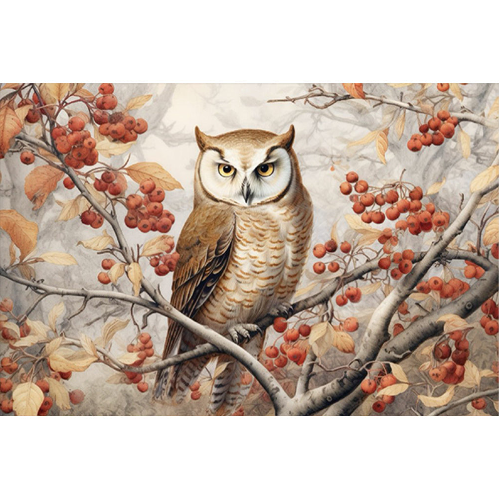 Diamond Painting - Full Round - owl (60*40CM)
