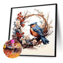 Load image into Gallery viewer, Diamond Painting - Full Round - animals in wreath (40*40CM)
