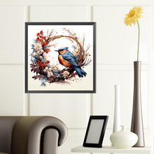 Load image into Gallery viewer, Diamond Painting - Full Round - animals in wreath (40*40CM)
