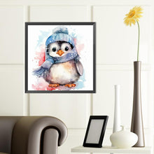 Load image into Gallery viewer, Diamond Painting - Full Round - Watercolor painted penguin (40*40CM)
