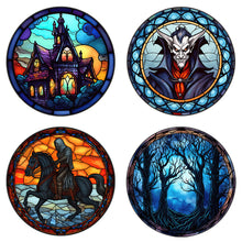 Load image into Gallery viewer, 4pcs Diamond Painting Set - halloween atmosphere (30*30CM)
