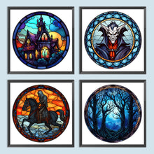 Load image into Gallery viewer, 4pcs Diamond Painting Set - halloween atmosphere (30*30CM)
