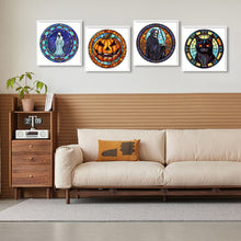 Load image into Gallery viewer, 4pcs Diamond Painting Set - halloween atmosphere (30*30CM)
