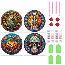Load image into Gallery viewer, 4pcs Diamond Painting Set - halloween atmosphere (30*30CM)
