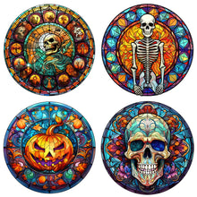 Load image into Gallery viewer, 4pcs Diamond Painting Set - halloween atmosphere (30*30CM)
