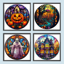 Load image into Gallery viewer, 4pcs Diamond Painting Set - halloween atmosphere (30*30CM)
