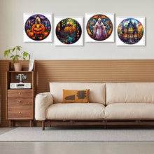 Load image into Gallery viewer, 4pcs Diamond Painting Set - halloween atmosphere (30*30CM)

