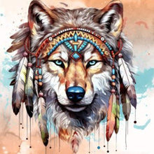 Load image into Gallery viewer, 4pcs Diamond Painting Set - Indian style animals (30*30CM)
