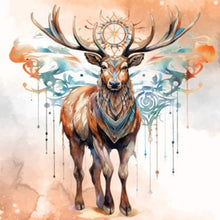 Load image into Gallery viewer, 4pcs Diamond Painting Set - Indian style animals (30*30CM)
