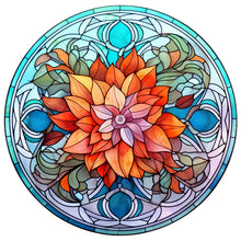 Load image into Gallery viewer, 4pcs Diamond Painting Set - flower glass painting (30*30CM)
