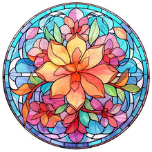 Load image into Gallery viewer, 4pcs Diamond Painting Set - flower glass painting (30*30CM)
