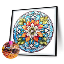 Load image into Gallery viewer, 4pcs Diamond Painting Set - flower glass painting (30*30CM)
