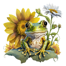 Load image into Gallery viewer, 4pcs Diamond Painting Set - sunflower frog (30*30CM)
