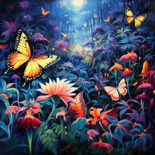 Load image into Gallery viewer, 4pcs Diamond Painting Set - garden butterfly (30*30CM)
