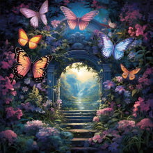 Load image into Gallery viewer, 4pcs Diamond Painting Set - garden butterfly (30*30CM)
