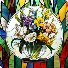 Load image into Gallery viewer, 4pcs Diamond Painting Set - Classical vase glass painting (30*30CM)

