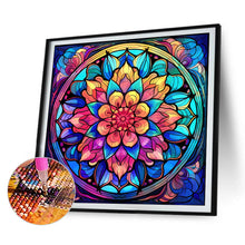 Load image into Gallery viewer, 4pcs Diamond Painting Set - mandala glass painting (30*30CM)
