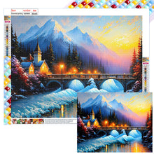 Load image into Gallery viewer, Diamond Painting - Full Square - winter landscape (40*50CM)
