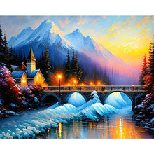 Load image into Gallery viewer, Diamond Painting - Full Square - winter landscape (40*50CM)
