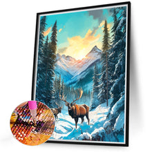 Load image into Gallery viewer, 2pcs Diamond Painting Set - Autumn and winter elk (30*40CM)
