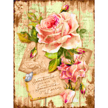 Load image into Gallery viewer, 2pcs Diamond Painting Set - roses and letters (30*40CM)
