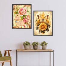 Load image into Gallery viewer, 2pcs Diamond Painting Set - roses and letters (30*40CM)
