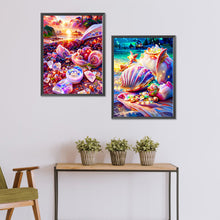 Load image into Gallery viewer, 2pcs Diamond Painting Set - Dream shell scene (30*40CM)
