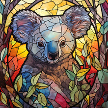 Load image into Gallery viewer, Diamond Painting - Full Round - koala glass painting (40*40CM)
