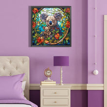 Load image into Gallery viewer, Diamond Painting - Full Round - koala glass painting (40*40CM)
