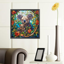 Load image into Gallery viewer, Diamond Painting - Full Round - koala glass painting (40*40CM)
