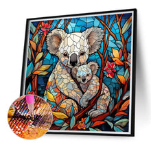 Load image into Gallery viewer, Diamond Painting - Full Round - koala glass painting (40*40CM)
