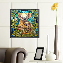 Load image into Gallery viewer, Diamond Painting - Full Round - koala glass painting (40*40CM)
