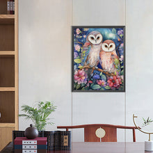 Load image into Gallery viewer, Diamond Painting - Full Round - forest owl (40*50CM)
